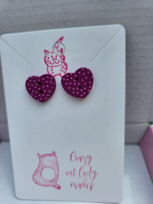 Dotty hearts-magenta